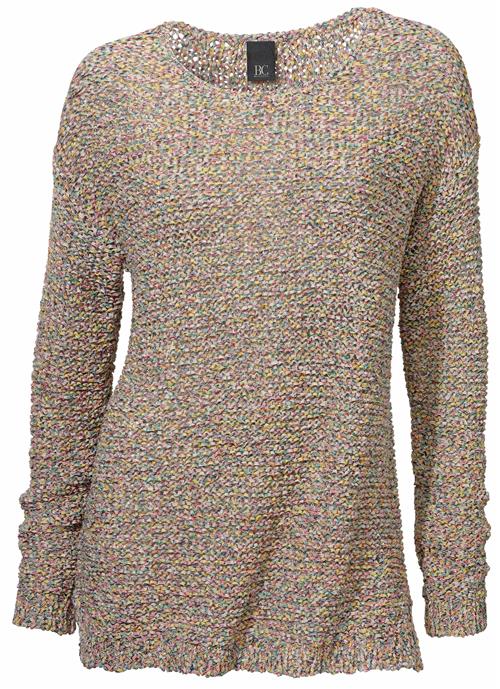 heine Pullover  brun / gul / grøn