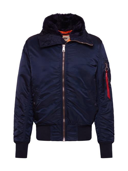 ALPHA INDUSTRIES Vinterjakke  mørkeblå / rød