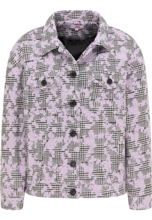 MYMO Overgangsjakke  lilla / sort / hvid