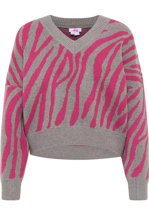 Se MYMO Pullover  grå-meleret / pink ved About You