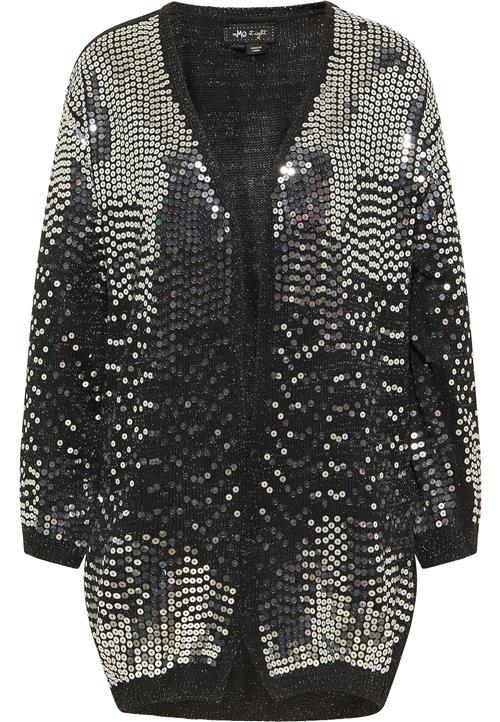 Se myMo at night Cardigan  sort / sølv ved About You