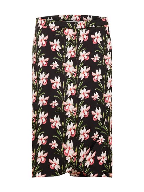 EVOKED Nederdel 'CAMILLA'  rød / sort / hvid