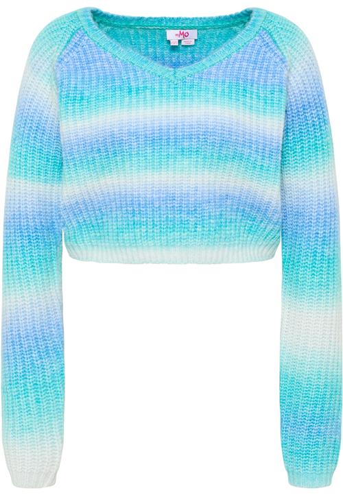 MYMO Pullover 'Biany'  blå / turkis / hvid