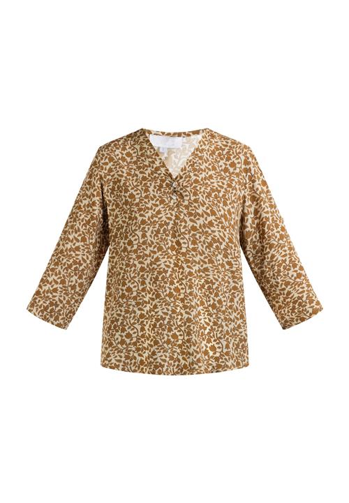 Usha Bluse  beige / camel