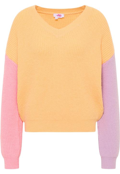 MYMO Pullover 'Nolie'  lilla / orange / pink