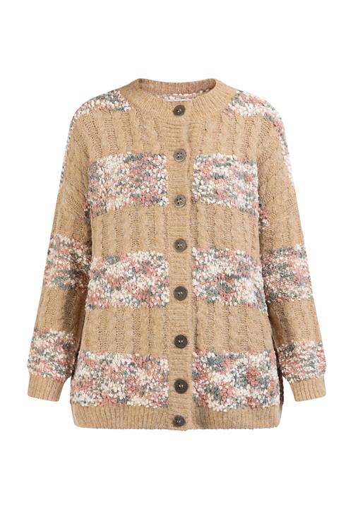 Se usha FESTIVAL Cardigan  beige / blandingsfarvet ved About You