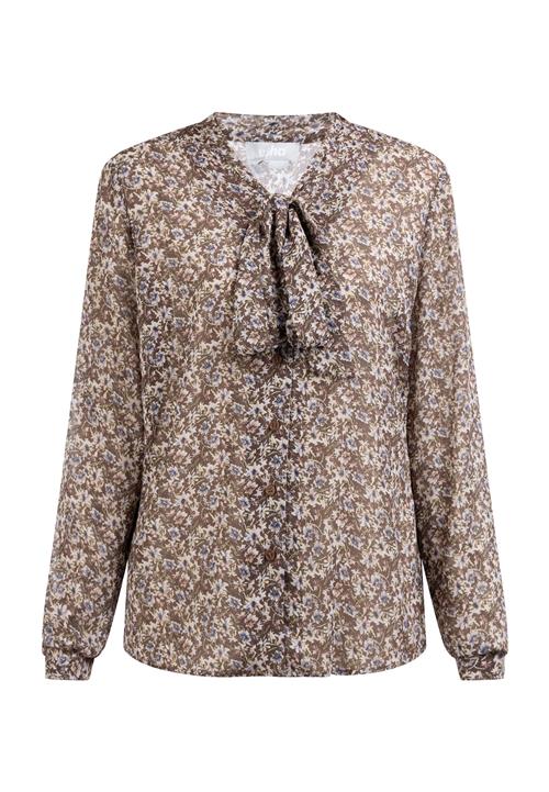 Usha Bluse  brun / blandingsfarvet