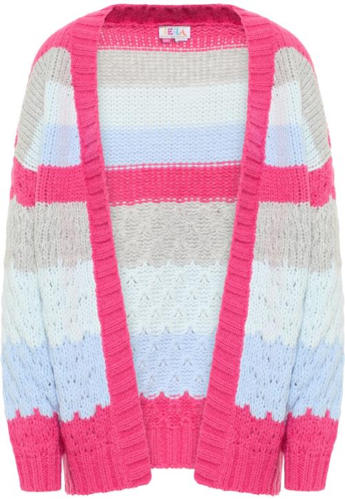 IZIA Cardigan 'Gaya'  lyseblå / stone / pink / offwhite