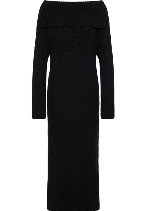 faina Strikkjole  sort