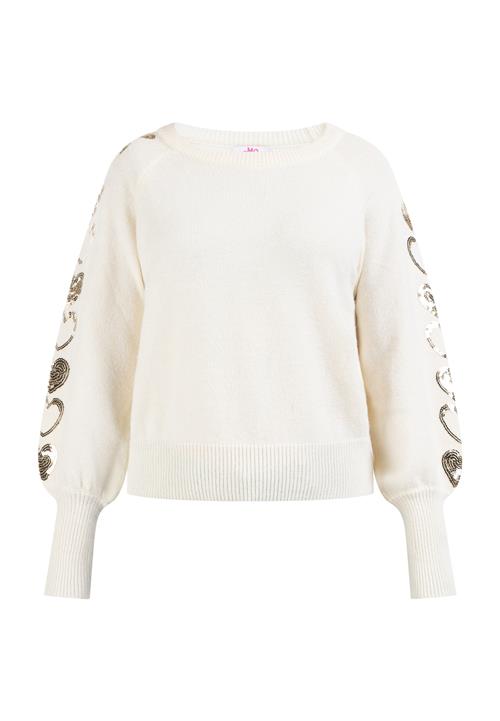 MYMO Pullover 'Nolie'  guld / uldhvid