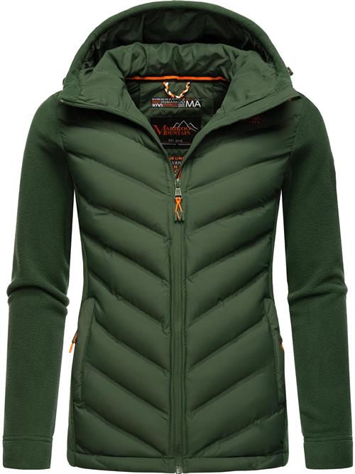 Se MARIKOO Overgangsjakke 'Mount Haruna'  mørkegrøn / orange ved About You