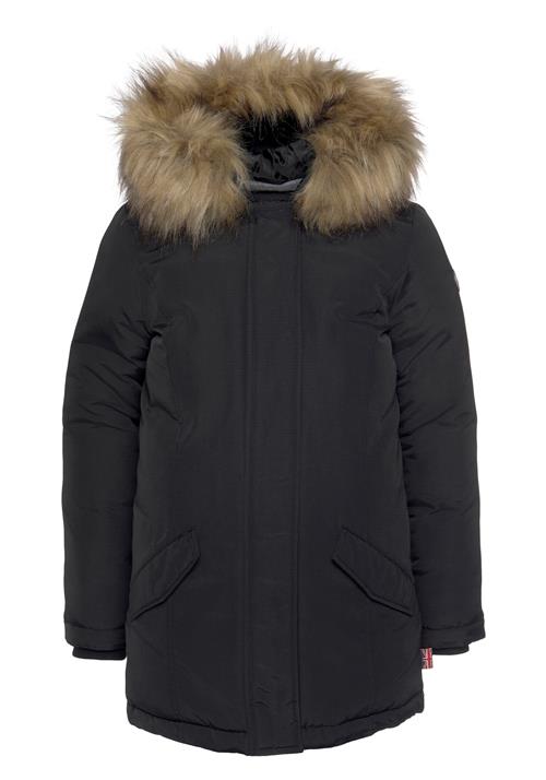 LONSDALE Vinterjakke  beige / sort