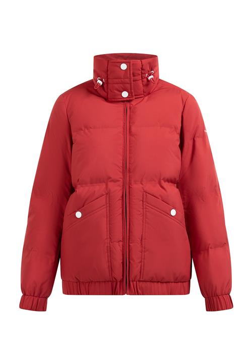 DreiMaster Maritim Vinterjakke  rubinrød / hvid