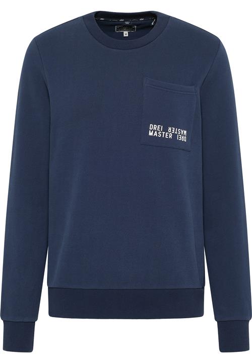 DreiMaster Maritim Sweatshirt  marin / hvid