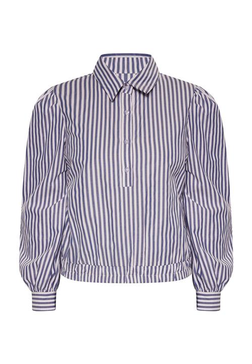 DreiMaster Vintage Bluse  blå / hvid