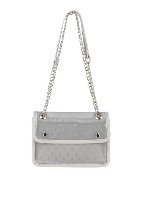 MYMO Skuldertaske  sølvgrå / sølv