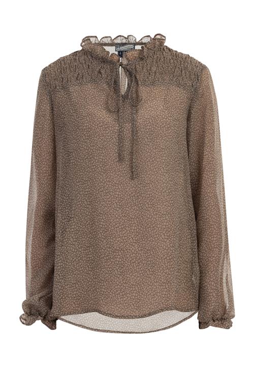 DreiMaster Vintage Bluse 'Abrel'  beige / oliven