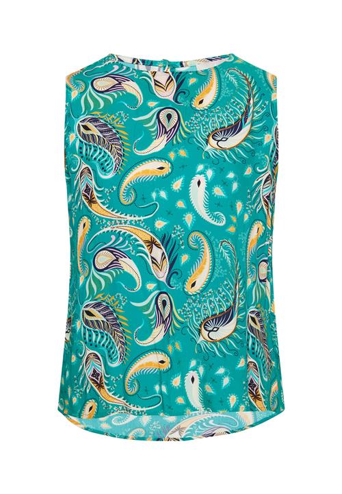 Usha Bluse  creme / marin / turkis / sort / hvid