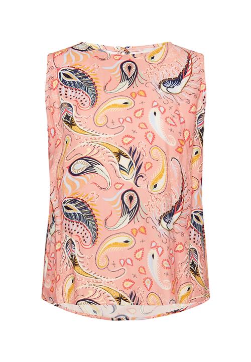 Usha Bluse  navy / sennep / pink / lyserød