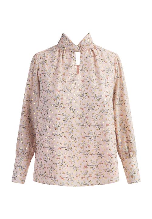 faina Bluse 'Caneva'  guld / khaki / lyserød / offwhite