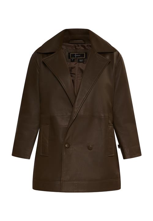 faina Overgangsjakke  mørkebrun
