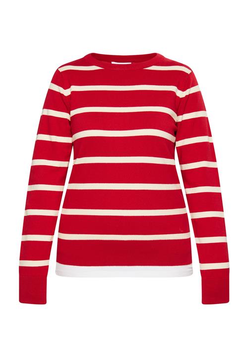 usha BLUE LABEL Pullover  creme / mørkerød / hvid