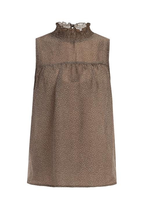 DreiMaster Vintage Bluse  mørkebeige / brun