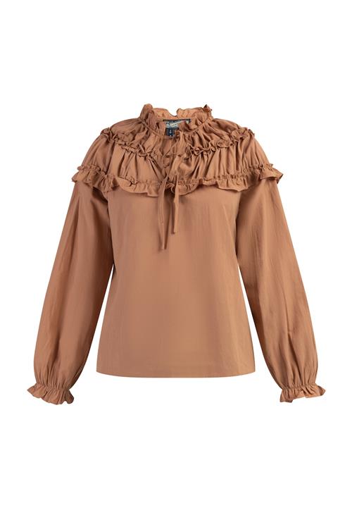DreiMaster Vintage Bluse 'Abrel'  lysebrun