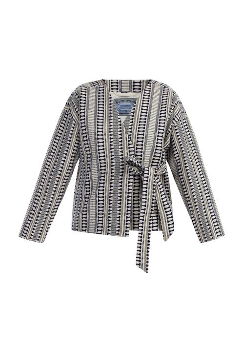 DreiMaster Vintage Cardigan  navy / uldhvid