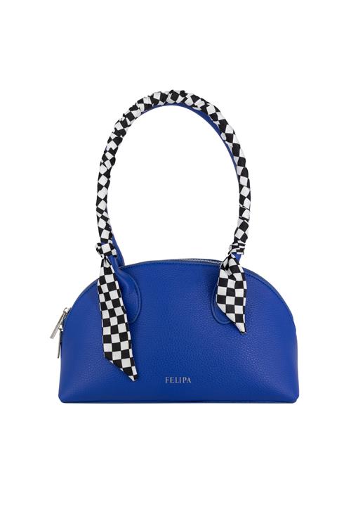 FELIPA Skuldertaske  blå / sort / hvid