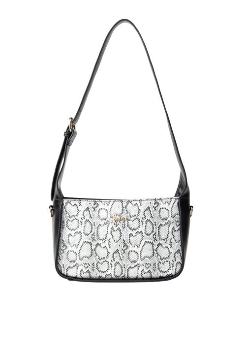 faina Skuldertaske  sort / hvid