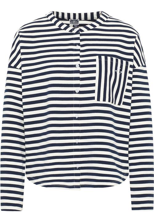 DreiMaster Maritim Sweatjakke  marin / naturhvid