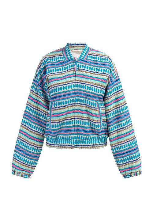 IZIA Overgangsjakke  aqua / lyseblå / lys pink / naturhvid