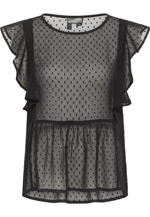 DreiMaster Vintage Bluse  sort