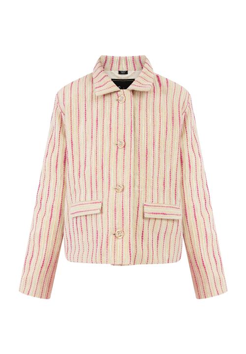 faina Blazer  pink / uldhvid