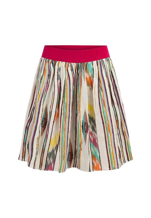 MYMO Nederdel  beige / turkis / khaki / orange