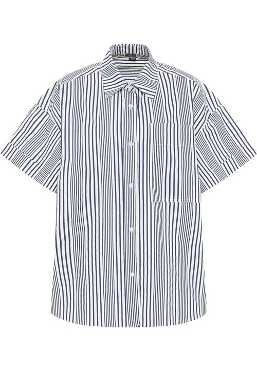 Se DreiMaster Maritim Bluse  marin / uldhvid ved About You