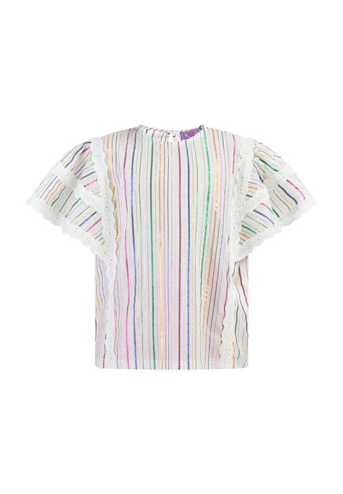 myMo KIDS Bluse  blandingsfarvet / hvid