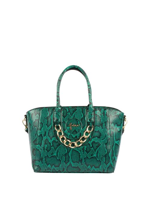 faina Håndtaske  guld / grøn / sort