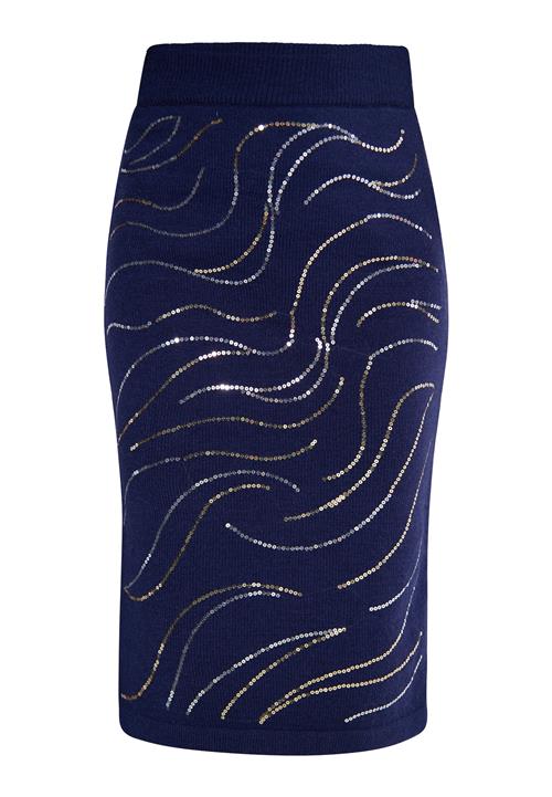 usha BLACK LABEL Nederdel  marin / sølv