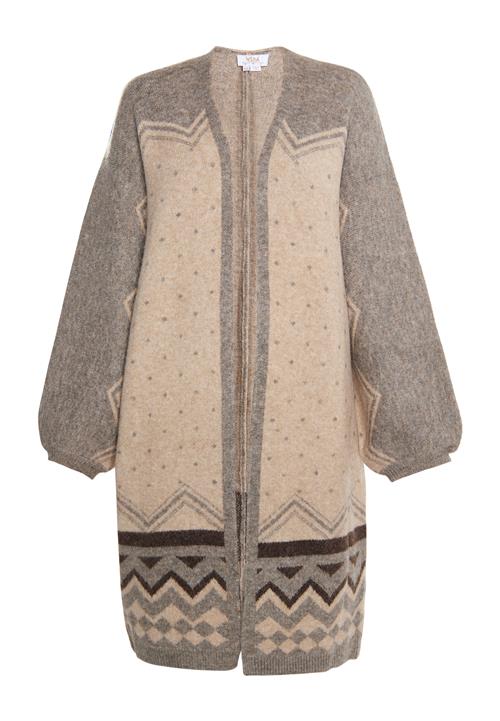 Se usha FESTIVAL Cardigan  beige / beige-meleret / sort ved About You