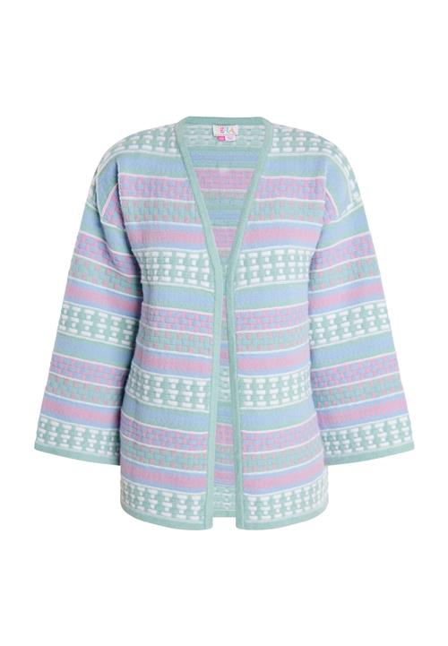 IZIA Cardigan  blå / mint / pink / hvid