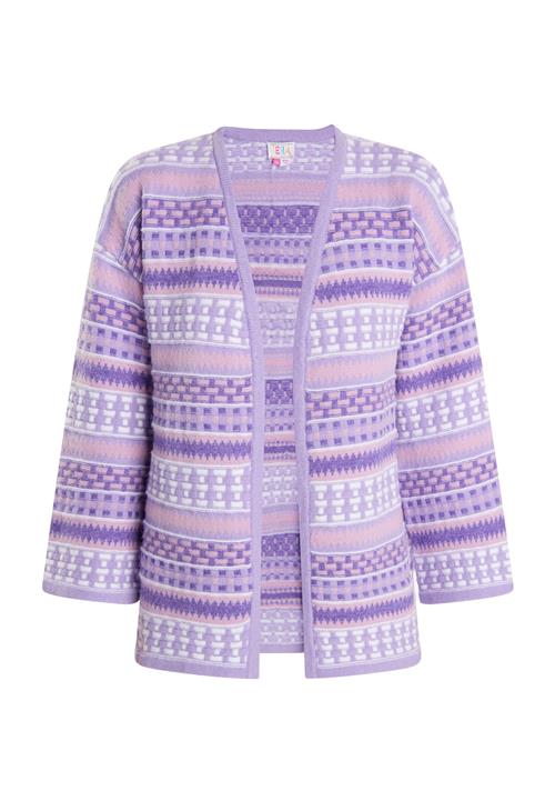 IZIA Cardigan  lilla / pink / hvid