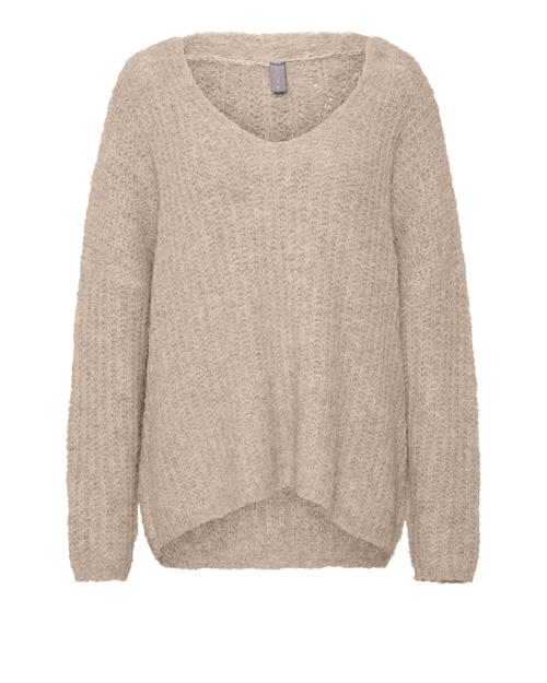 CULTURE Pullover 'CU Brava'  beige-meleret