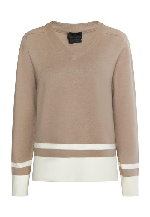 DreiMaster Klassik Pullover 'Baradello'  nude / hvid