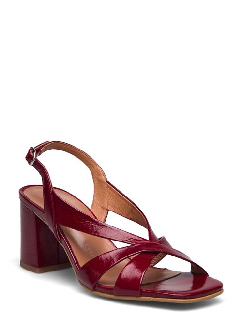 Se 088-Vanity Cuir Brillant Jonak Paris Red ved Booztlet