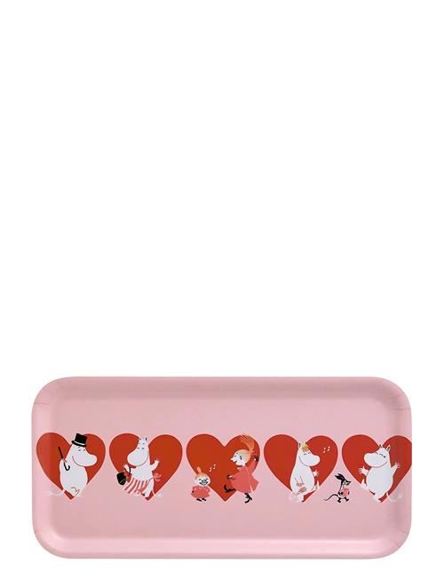 Moomin Tray Heart 27X13Cm Muurla Pink