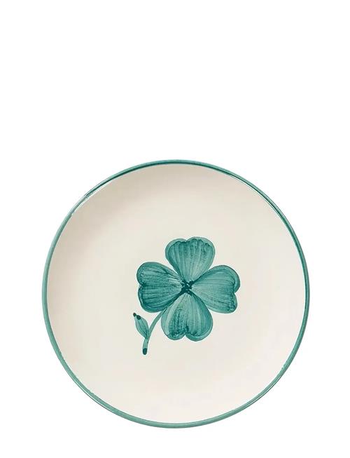 Shamrock Wall Decoration Plate Anna + Nina Green
