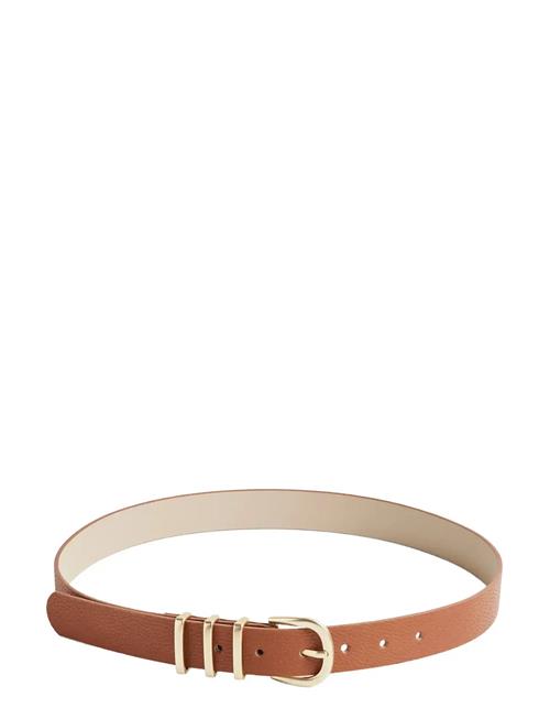 Pclea Jeans Belt Noos Wb Pu Pieces Brown