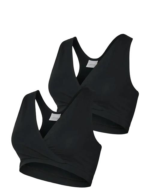 Mlhelena Crossy Bra 2-P 2F. A. Mamalicious Black